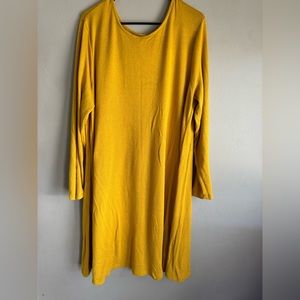OLD NAVY XXL Mustard sweater dress